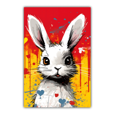 Rabbit - Canvas Portrait