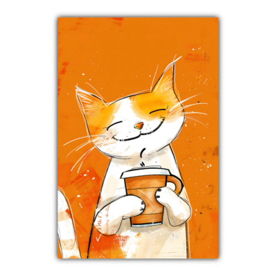 Smiling Cat - Canvas Portrait